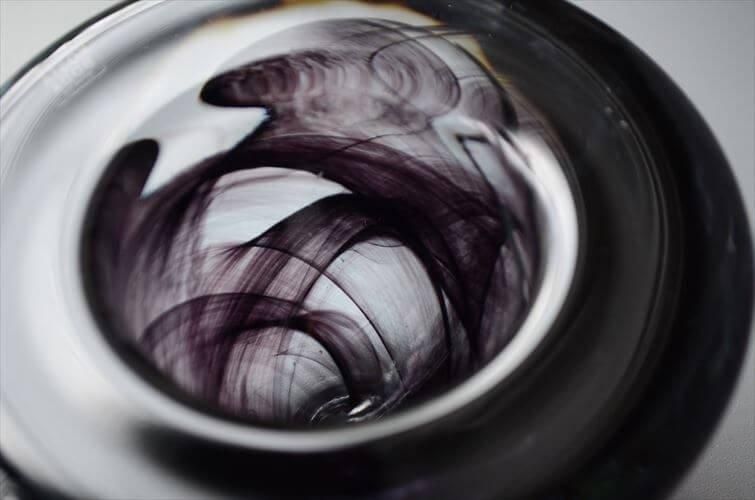 コスタボダ　KOSTA BODA 器　パープル スウェーデン コスタボダ アトール キャンドルホルダー パープル