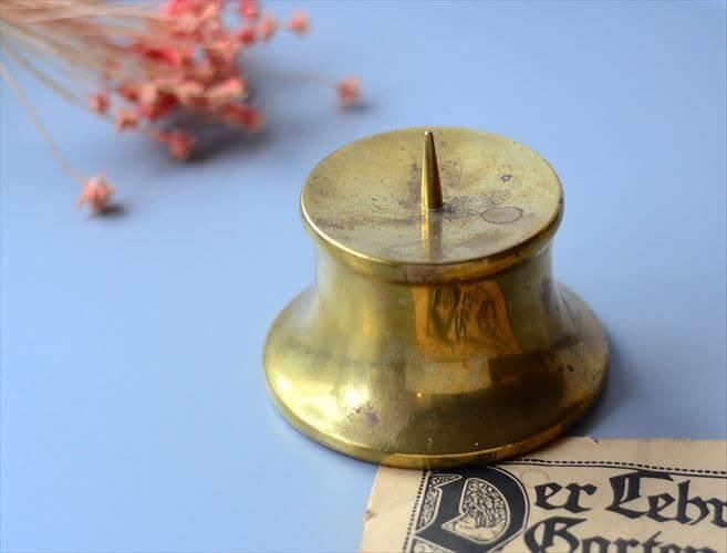 新品　ヴィンテージ 　デンマーク製 トランペット　 真鍮 　キャンドルホルダー 北欧 デンマーク 1950's トランペット キャンドルホルダー