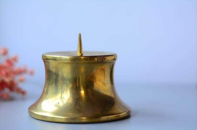 デンマーク製 真鍮のキャンドルホルダー