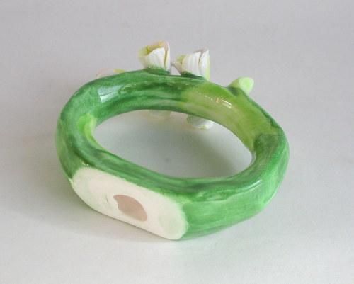 ナプキンリング 陶器6個 オールドノリタケ アールデコ ナプキンリング