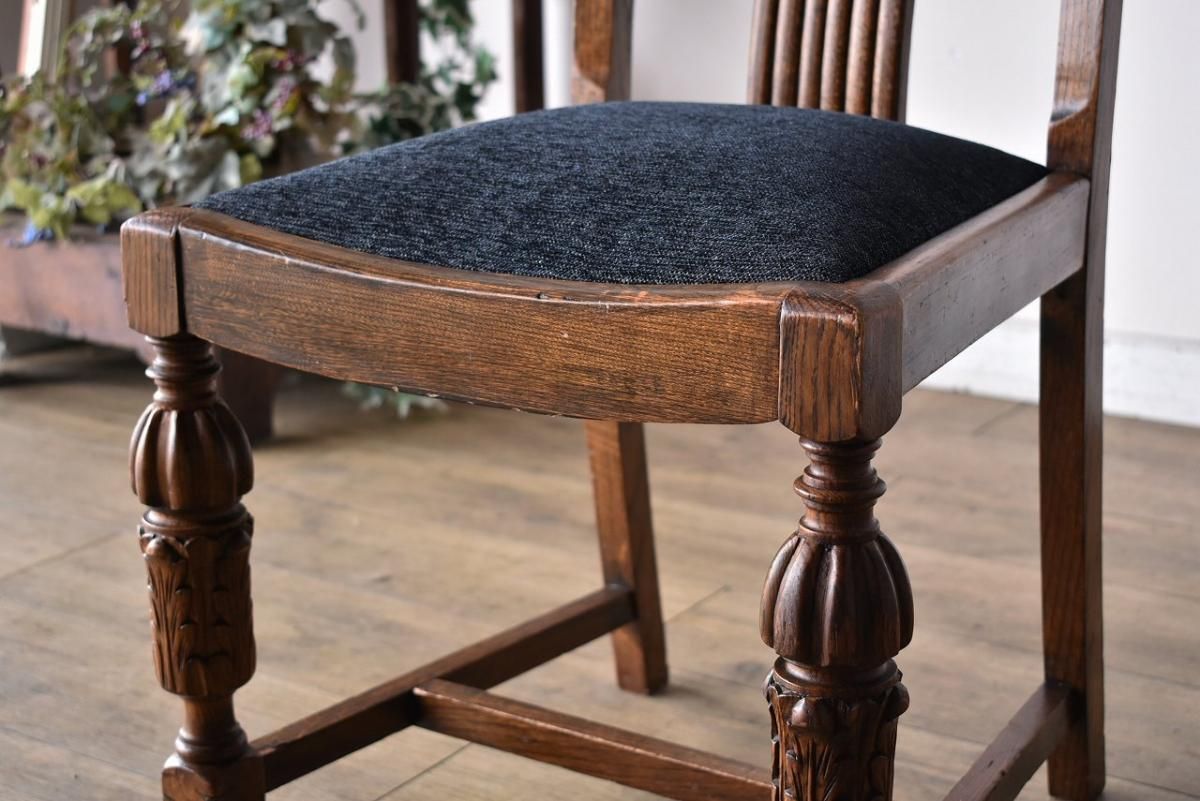 アールデコダイニングチェア 4脚セット【ds58-1】 - ANTIQUE LEAVES アールデコダイニングチェア 4脚セット【ds58-1】 - ANTIQUE LEAVES