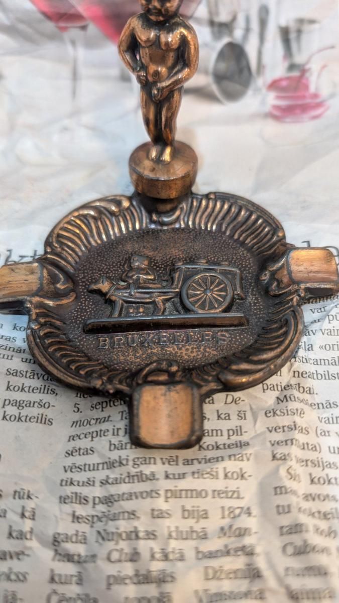 P.Delaune ブロンズ 灰皿 小物入れ アート 彫刻 欧州