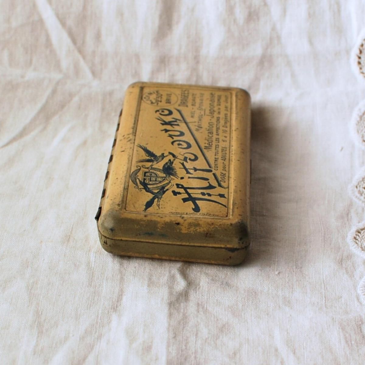 フランスアンティーク雑貨 TIN缶 ARISTOSE - ANTIQUE LEAVES