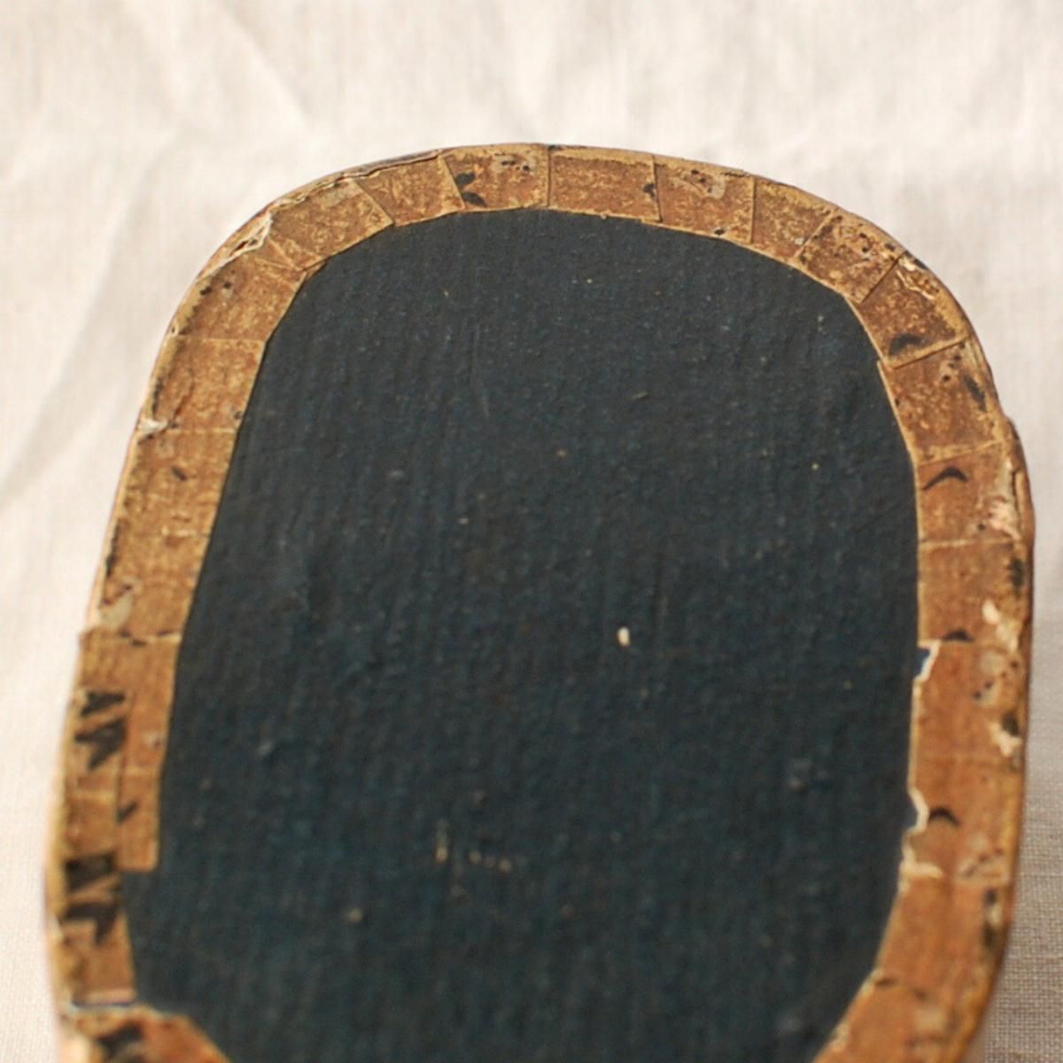 古いだ円の木箱 小物入れ フランスブロカント - ANTIQUE LEAVES 古いだ円の木箱 小物入れ フランスブロカント - ANTIQUE LEAVES