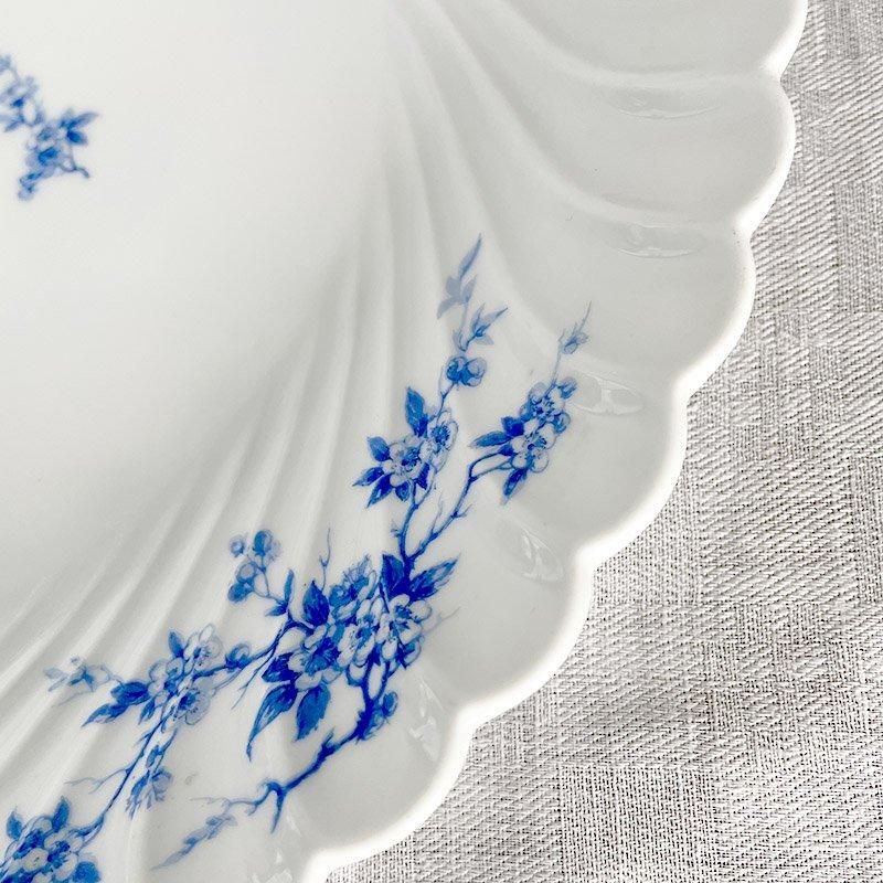 リモージュアビランド 青い小花 大皿 未使用品