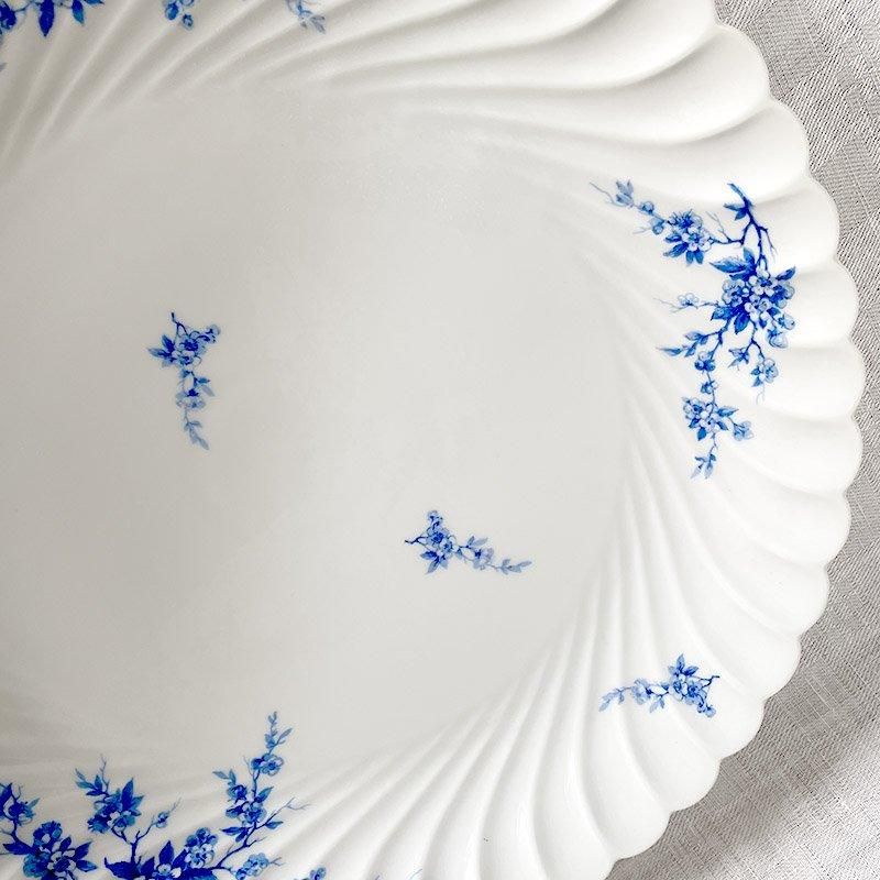 リモージュアビランド 青い小花 大皿 未使用品