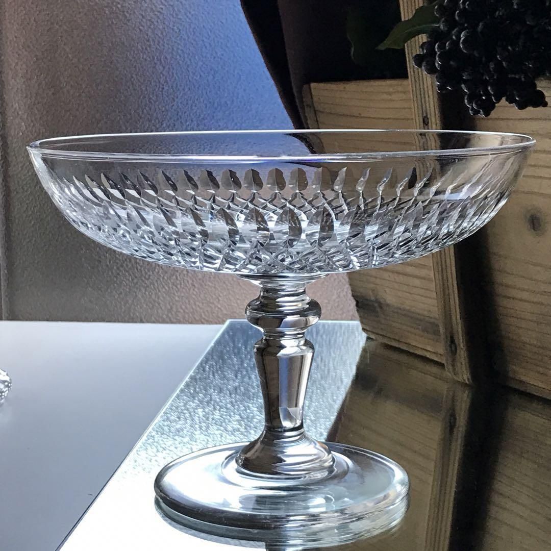 バカラ　コンポート　アンティーク 希少なアンティークバカラ製コンポート1936年以前の芸術作品