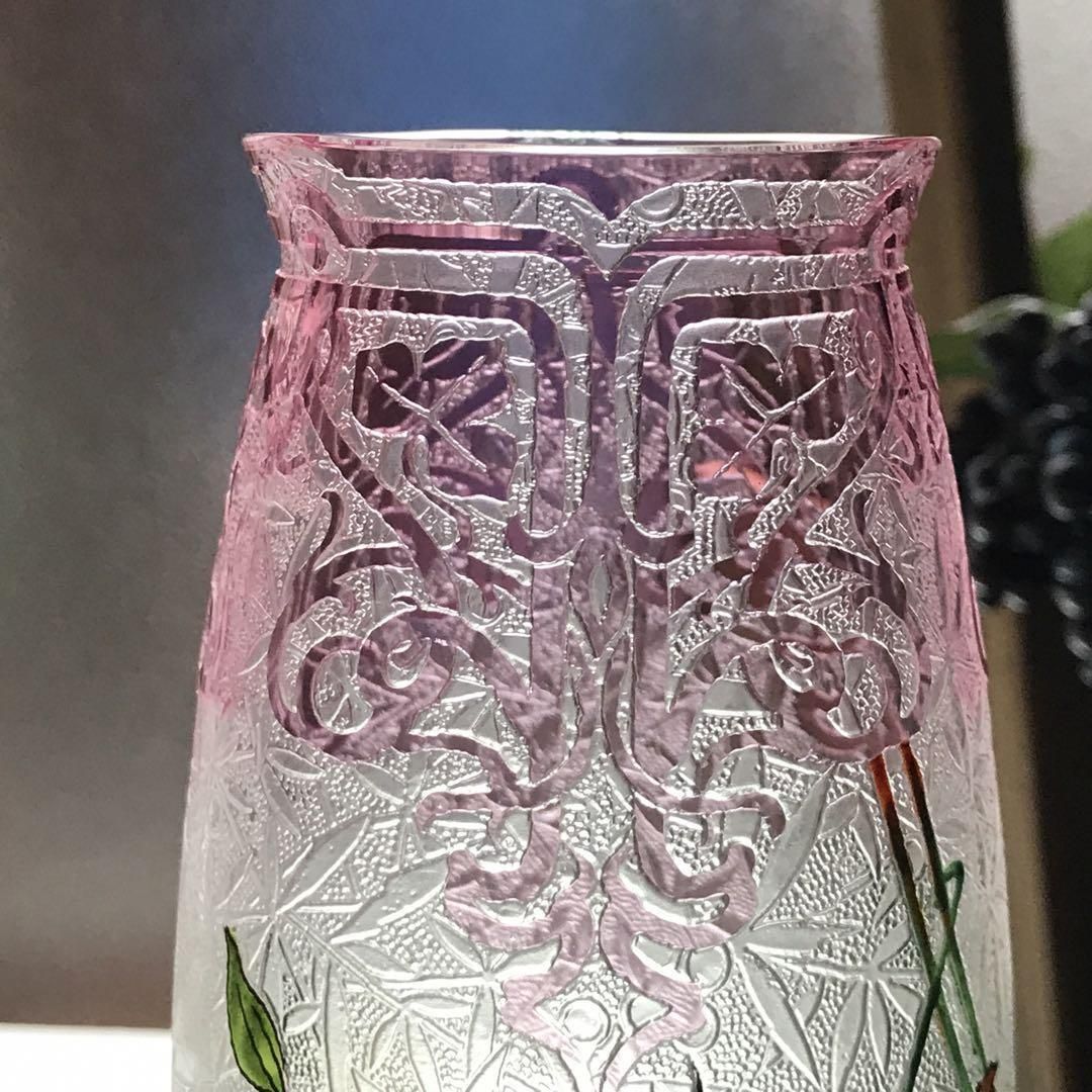 豪華な装飾オールドバカラBACCARAT花瓶☆エグランチエ*アール 豪華な装飾オールドバカラBACCARAT花瓶☆エグランチエ*アール