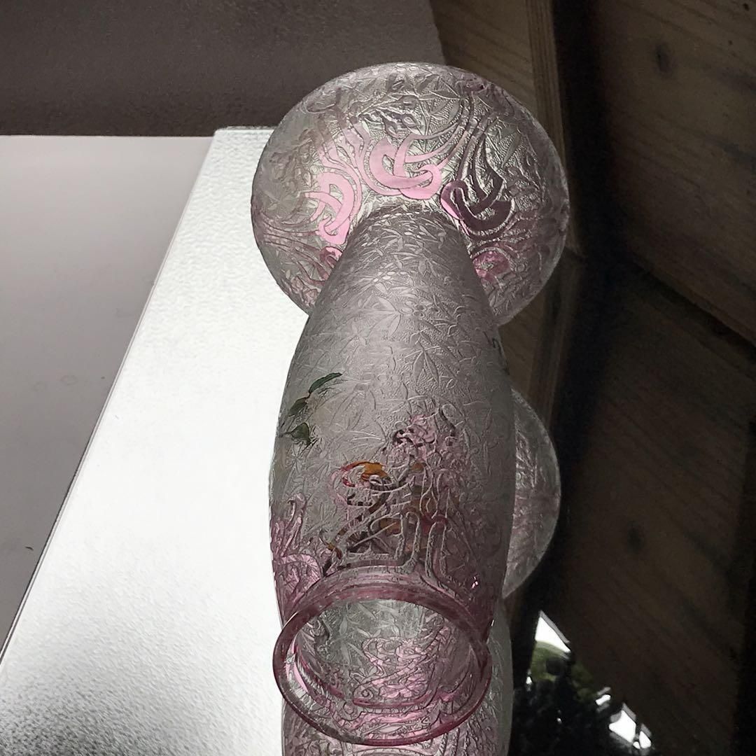 豪華な装飾オールドバカラBACCARAT花瓶☆エグランチエ*アール 豪華な装飾オールドバカラBACCARAT花瓶☆エグランチエ*アール