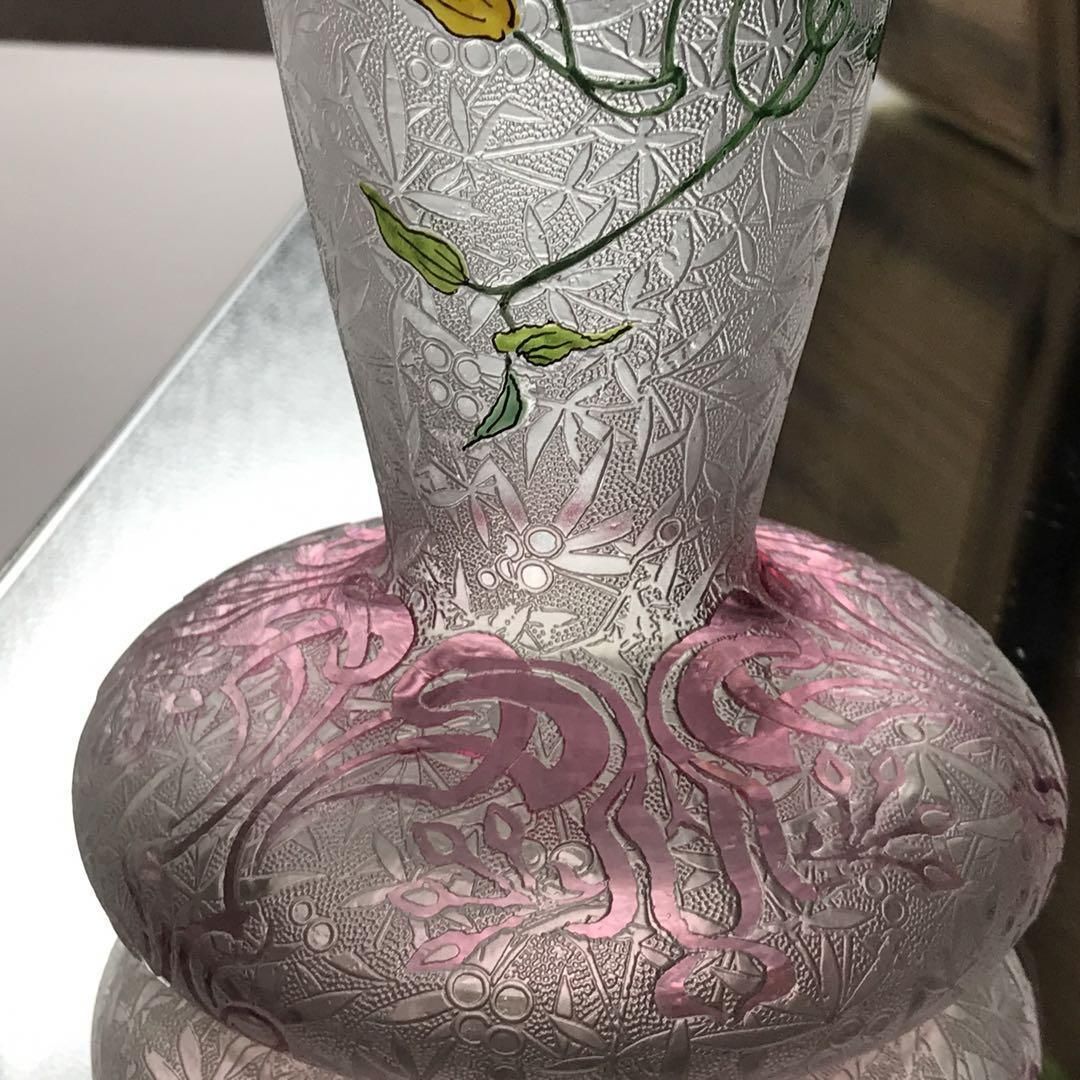 豪華な装飾オールドバカラBACCARAT花瓶☆エグランチエ*アール 豪華な装飾オールドバカラBACCARAT花瓶☆エグランチエ*アール