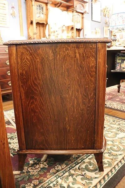 1960'sマホガニー7段デスク｜アメリカ製ロープエッジ装飾・単品