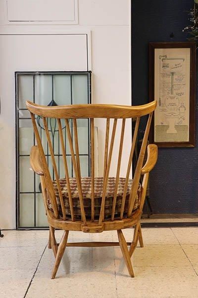 ERCOL アーコール　イージーチェア アーコール製1960年代イージーチェアエルム材使用