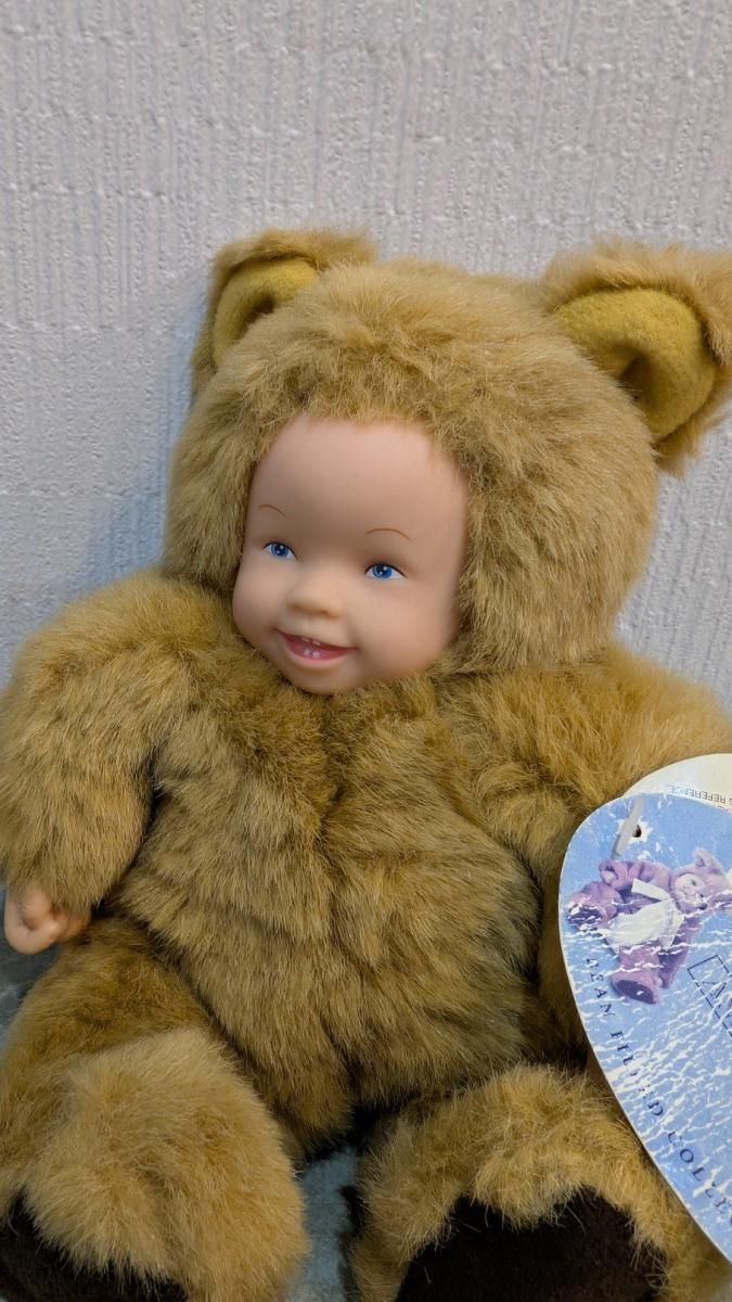 イギリス直輸入】Anne Geddes ぬいぐるみ くま 赤ちゃん ラバー