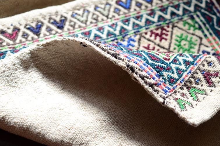 トルコ Toros山脈製オールドキリムラグ 120センチ