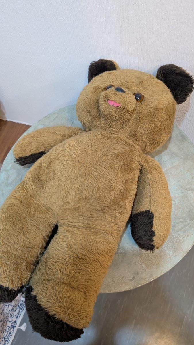 * vintage bear ❀ お世話が好きな 優しい クマさん ドイツ製大きなテディベアぬいぐるみ71センチ