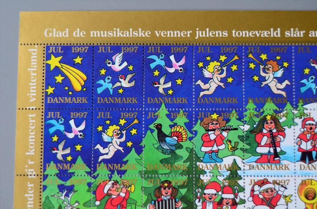 レア!!　デンマーク クリスマス シール Danish Christmas Seals デンマーク クリスマス シール（1961年