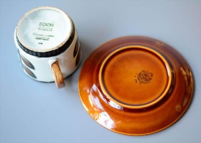 1960~70年代頃 ベルギー製 BOCH ボッホ Rambouilllet カップ 1960~70年代頃 ベルギー製 BOCH ボッホ Rambouilllet カップ