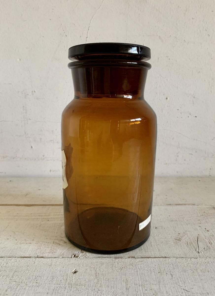 フランス製アンティークの存在感ある薬品瓶