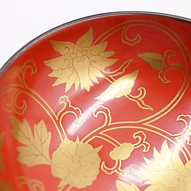 未使用品 鎌倉彫 抽象模様の飾り板 鍋敷き 菓子器 アンティーク 昭和