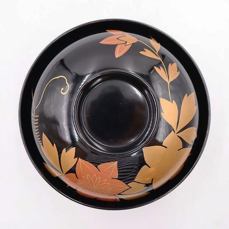 吸物椀　漆　アンティーク 昭和初期のアンティーク漆塗り吸物椀