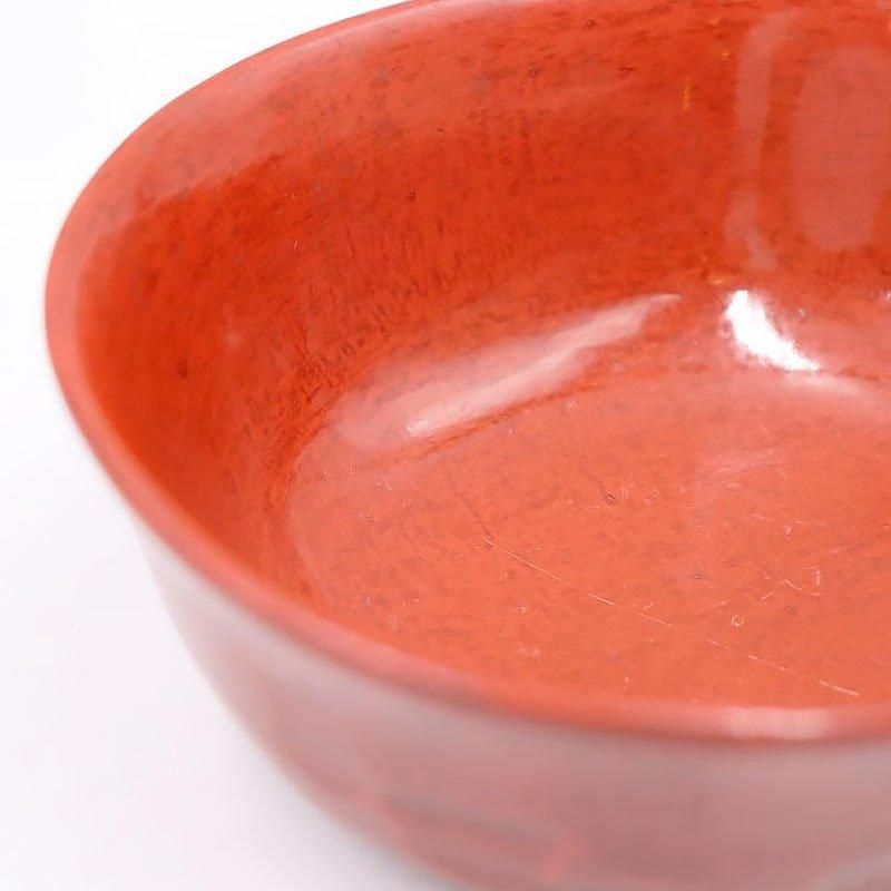 朱塗り 楕円形蓋もの アンティーク 骨董 和食 漆器の器 木地