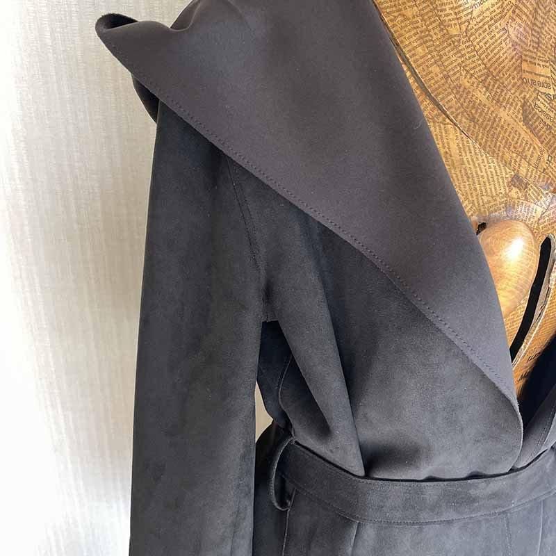 ロングコート はおりコート 黒 フード付きコート ZARA バック ロングコート はおりコート 黒 フード付きコート ZARA バック