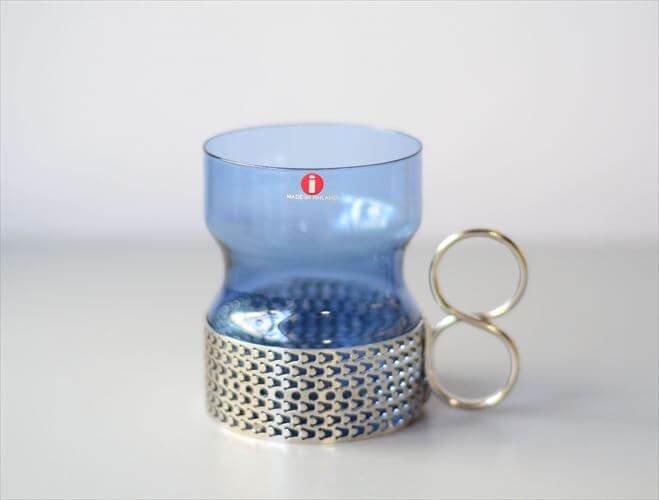 イッタラ ツァイッカ グラスカップシルバー 北欧ヴィンテージ