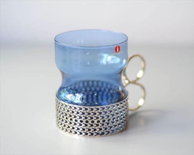 イッタラ ツァイッカ グラスカップシルバー 北欧ヴィンテージ