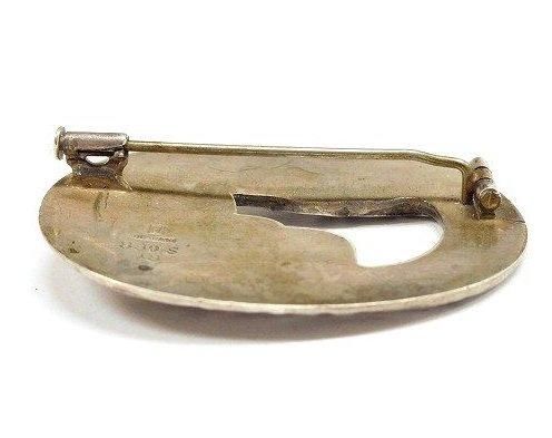 ブローチ ヴィンテージ 純銀 揺れる 銀線七宝 (Silver Wire Cloisonne ) ブローチ dby12246-c | こが