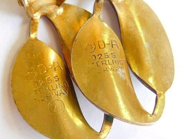 北欧ノルウェー製1940-50年代David Andersen七宝焼エナメル装飾 北欧ノルウェー製1940-50年代David Andersen七宝焼エナメル装飾