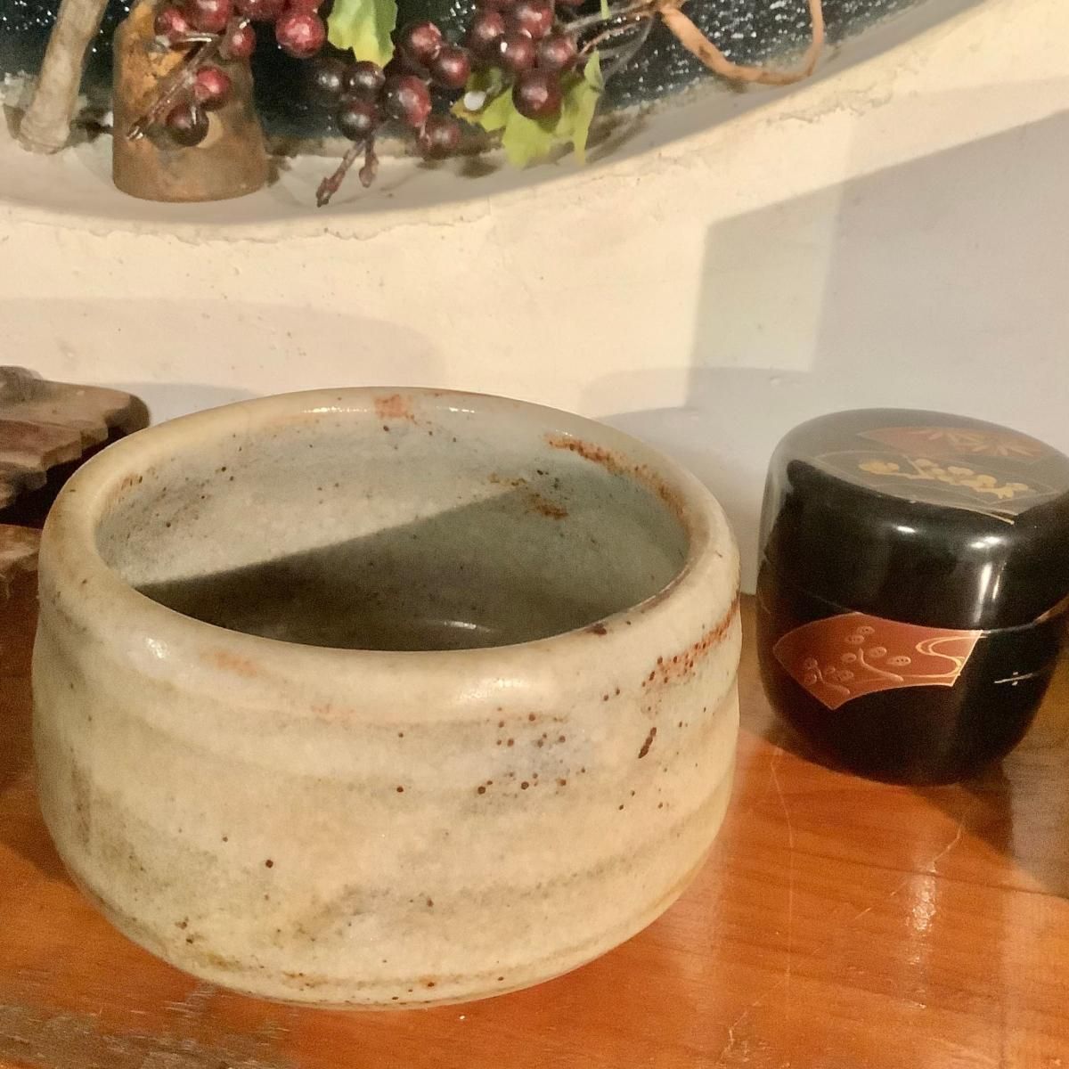 抹茶茶碗 寿 - ANTIQUE LEAVES 抹茶茶碗 寿 - ANTIQUE LEAVES