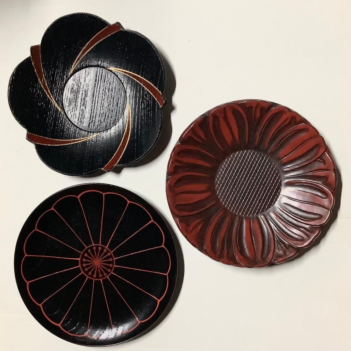 昭和レトロ 茶托 華5枚セット - ANTIQUE LEAVES 昭和レトロ 茶托 華5枚セット - ANTIQUE LEAVES