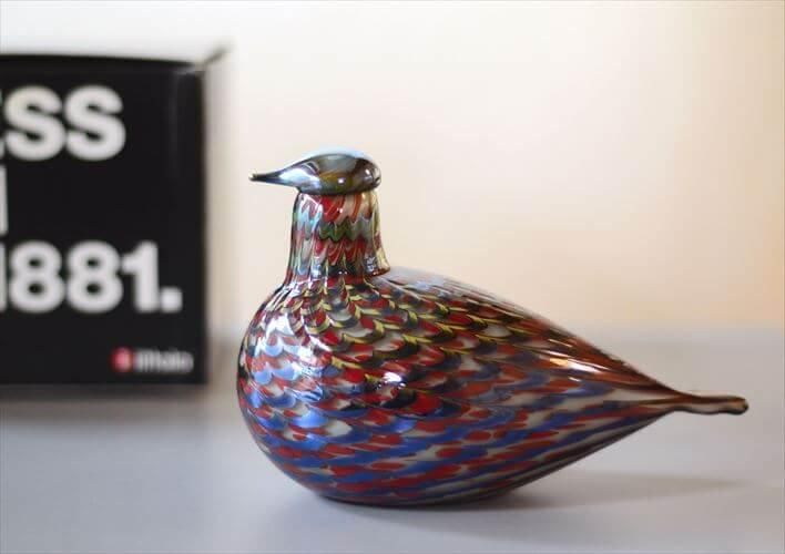 Birds by Toikka Stockmann Mets?tylli Red/Gray iittala Birds by Toikka Stockmann Mets?tylli Red/Gray iittala