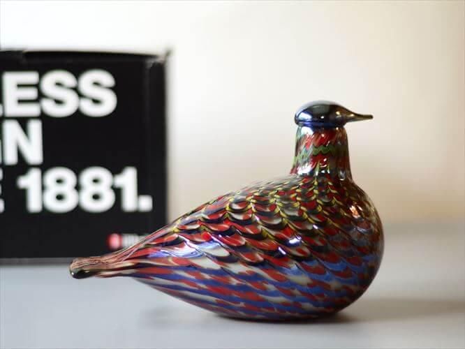 Birds by Toikka Stockmann Mets?tylli Red/Gray iittala Birds by Toikka Stockmann Mets?tylli Red/Gray iittala