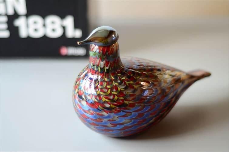 Birds by Toikka Stockmann Mets?tylli Red/Gray iittala Birds by Toikka Stockmann Mets?tylli Red/Gray iittala