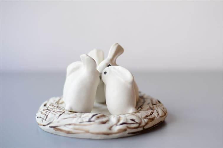 Arabia Helja Liukko-Sundstrom Bunny Nest フィギュア アラビア Arabia Helja Liukko-Sundstrom Bunny Nest フィギュア アラビア