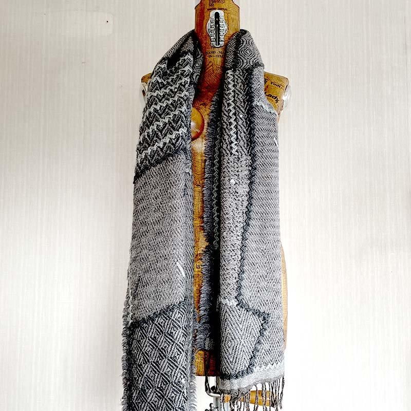 サンローラン 15SS ストール ビーズ刺繍 サンローラン 15SS ストール ビーズ刺繍