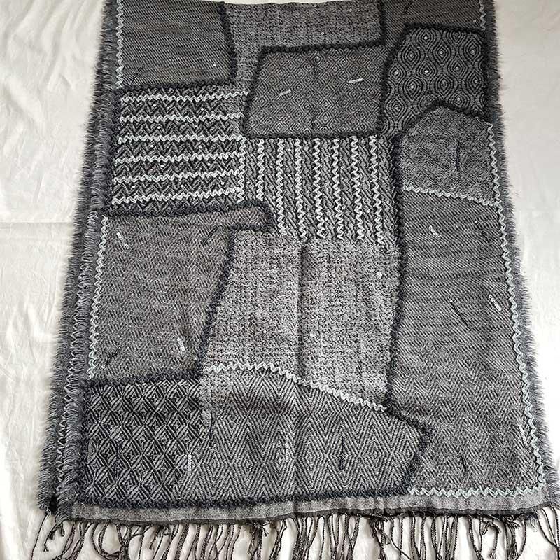 美品 ドリスヴァンノッテン スパンコール ビーズ 刺繍 大判ストール