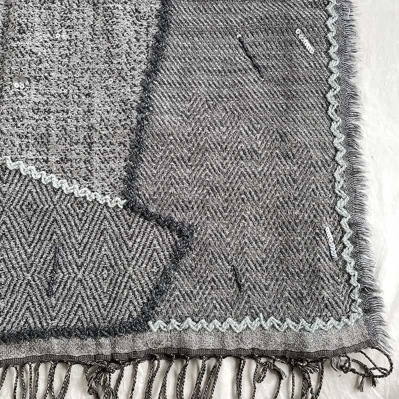 サンローラン 15SS ストール ビーズ刺繍 サンローラン 15SS ストール ビーズ刺繍