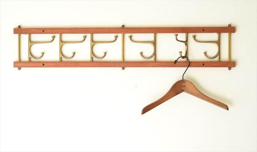1960s スウェーデン 北欧　ハンガーラック　5本付き　デンマーク 1960s スウェーデン 北欧 ハンガーラック 5本付き デンマーク