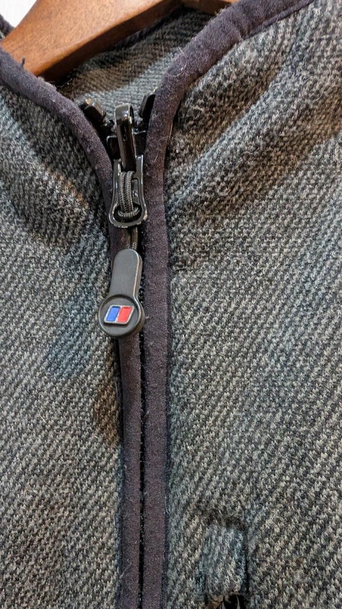 berghaus バーグハウス フリース フルジップ グレー ブラック L