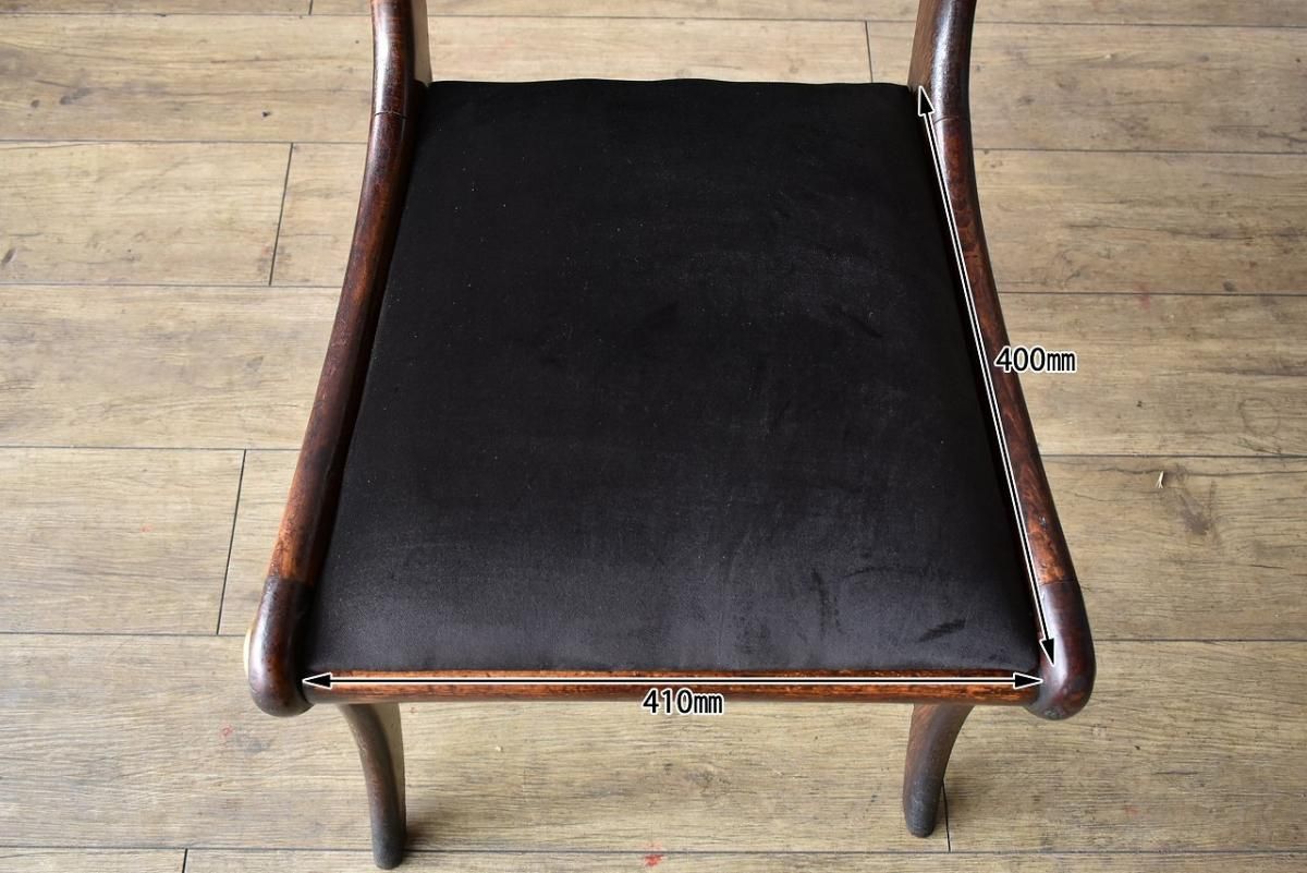 英国アンティーク　リージェンシー　CS 英国製1880年代 ビーチウッドチェア｜凛とした美しさ