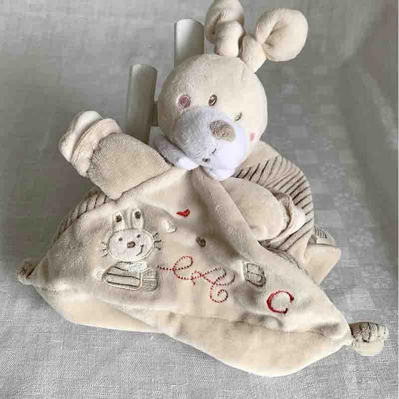 ドゥドゥ Doudou うさぎぬいぐるみ ループ付き フランス