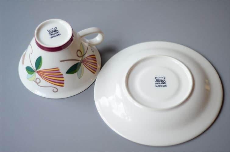 ARABIA アラビア Harlekin Karneval カップ&ソーサー ハレキン ARABIA アラビア Harlekin Karneval カップ&ソーサー ハレキン