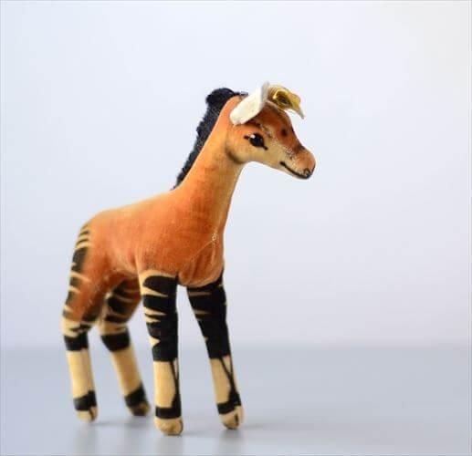 1960年代 ドイツ製 Steiff Okapi オカピ 14cm規格 シュタイフ