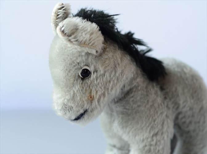 ドイツから Steiffのような ロバ ぬいぐるみ ドール フィギュア ドイツから Steiffのような ロバ ぬいぐるみ ドール フィギュア