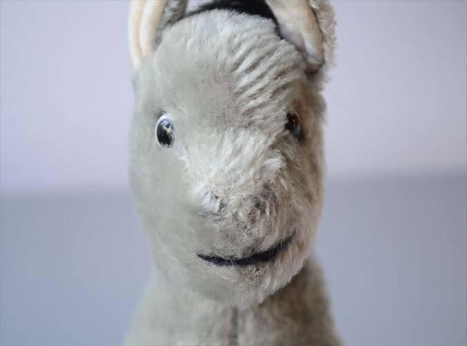 ドイツから Steiffのような ロバ ぬいぐるみ ドール フィギュア ドイツから Steiffのような ロバ ぬいぐるみ ドール フィギュア