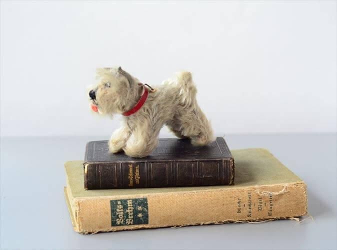 Steiff Medium Tessie Schnauzer Dog With All IDs | My Site