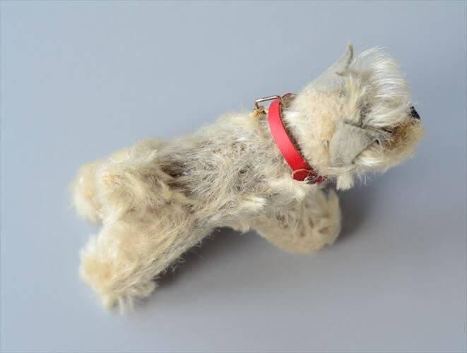 Vintage Steiff Tessie the Terrier Schnauzer Plush Animal, 10