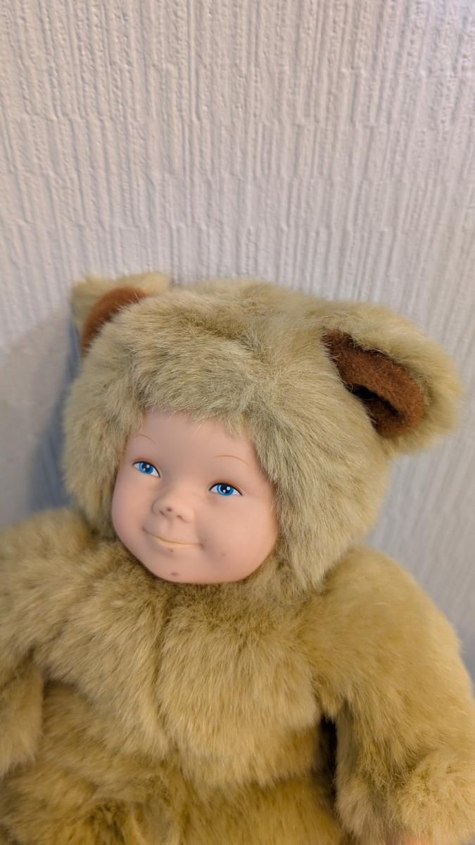  Anne Geddes·ǥ̤ߡ ١塡doll bear ֥ɡvintageͷ ֥饦
